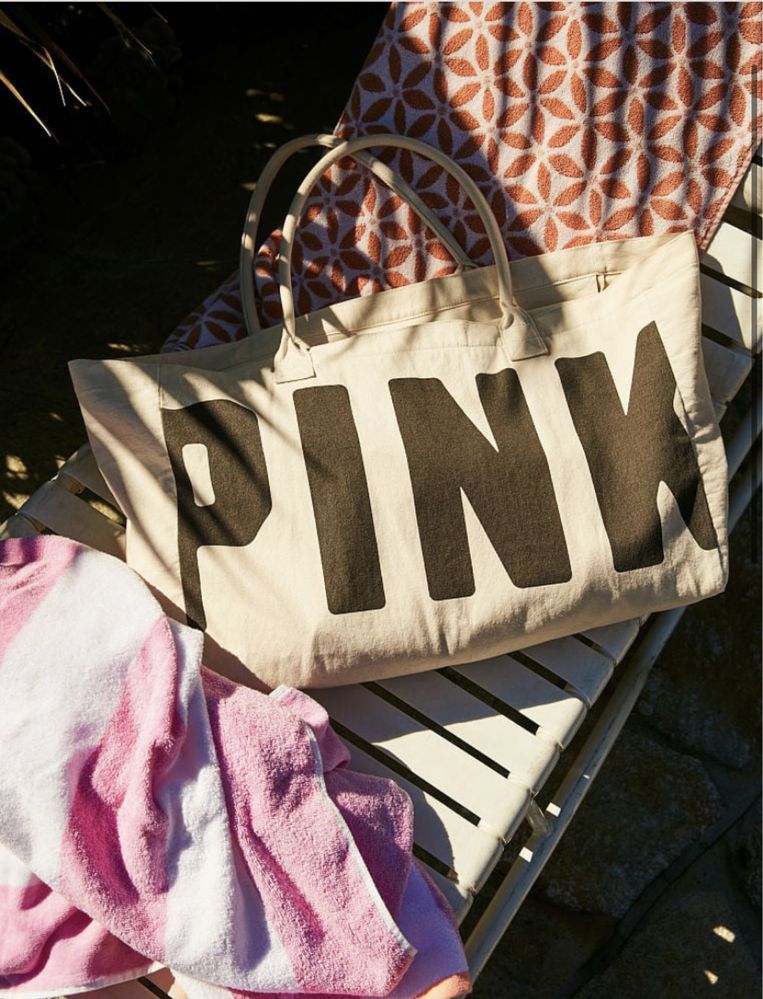 Велика сумка Victoria’s Secret з логотипом Pink