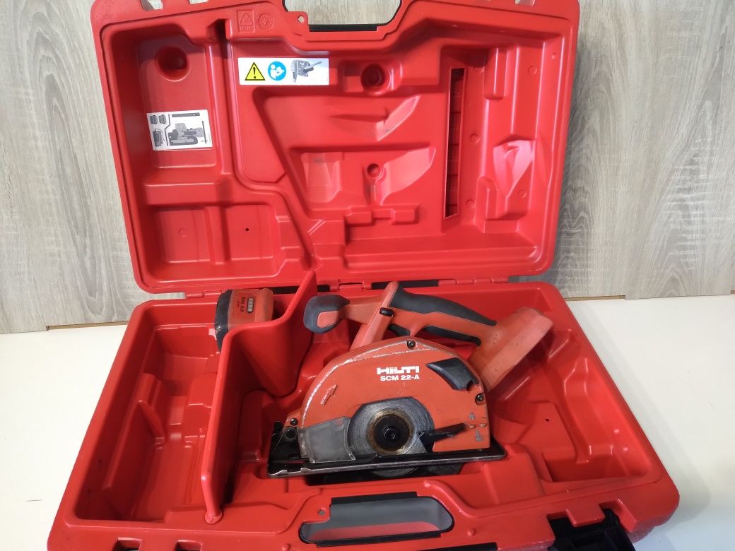 Hilti SCM 22-A Piła tarczowa pilarka ręczna do metalu