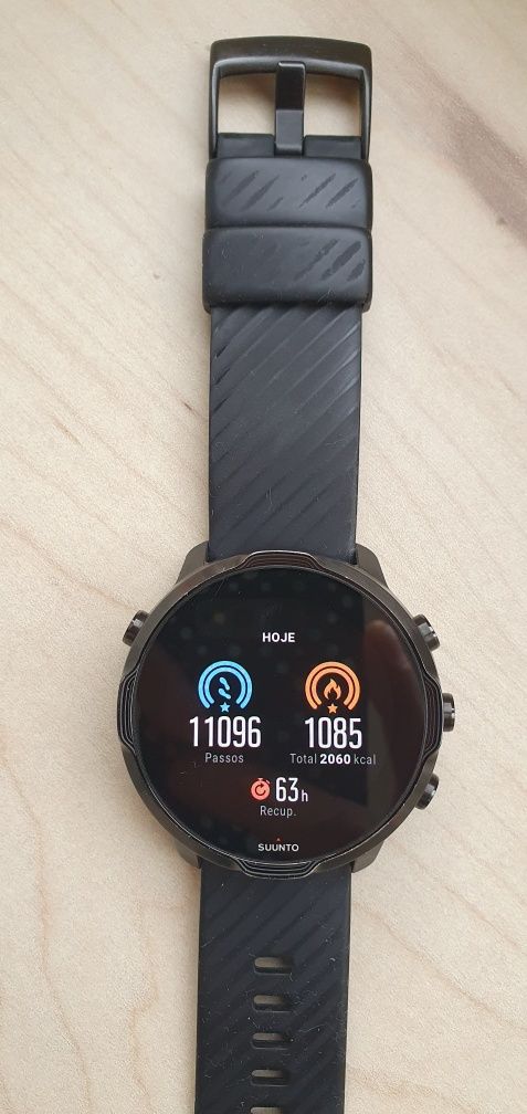 Suunto 7 com wear OS, Spotify, Mapas, Google assistant,  cabo de carre