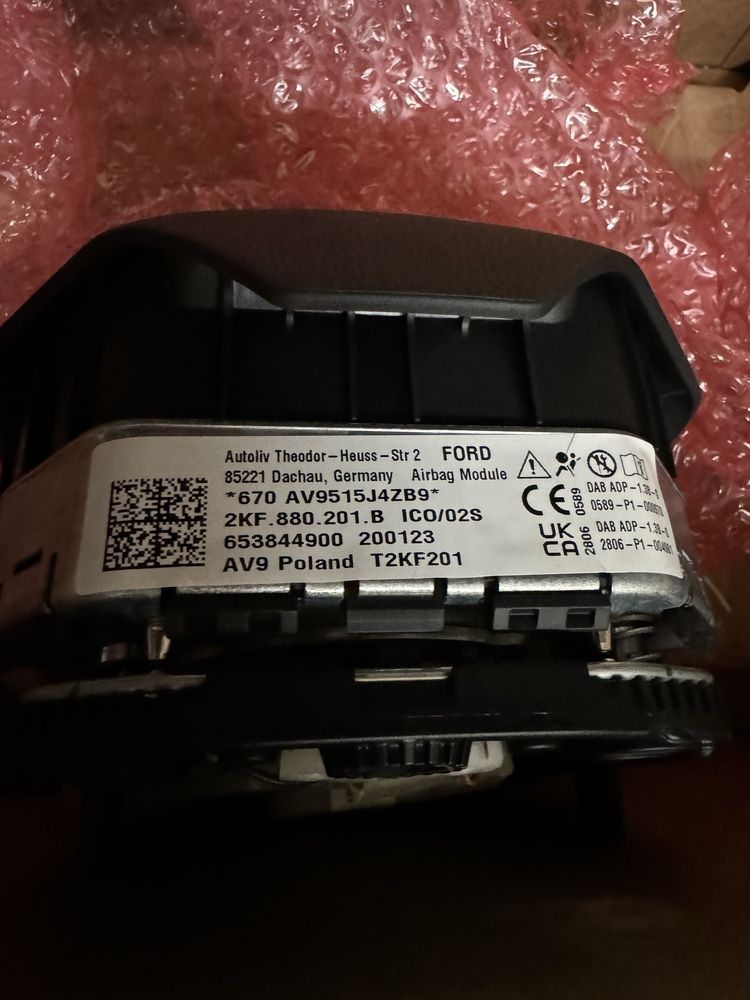 Poduszka powietrzna airbag kierowcy Ford Transit Connect 2022