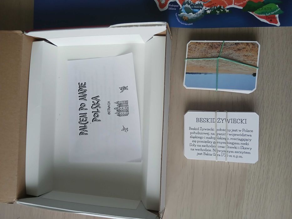 Palcem po mapie Polska gra edukacyjna