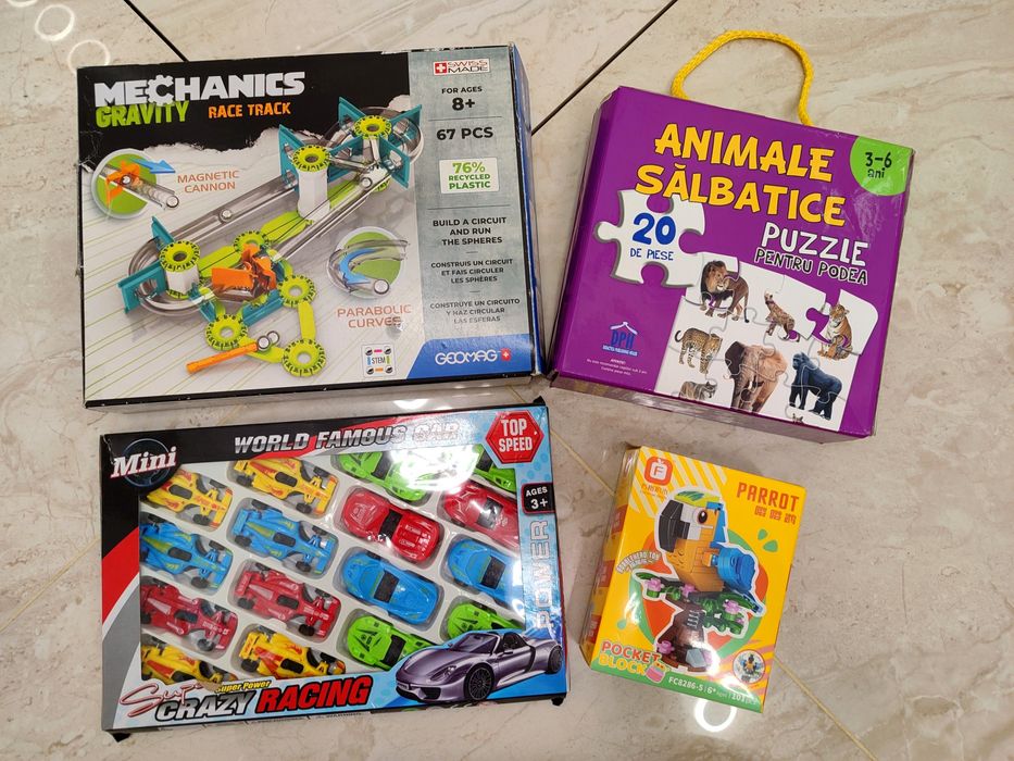 Набір іграшок для хлопчика, магнітний конструктор, лего , машинки