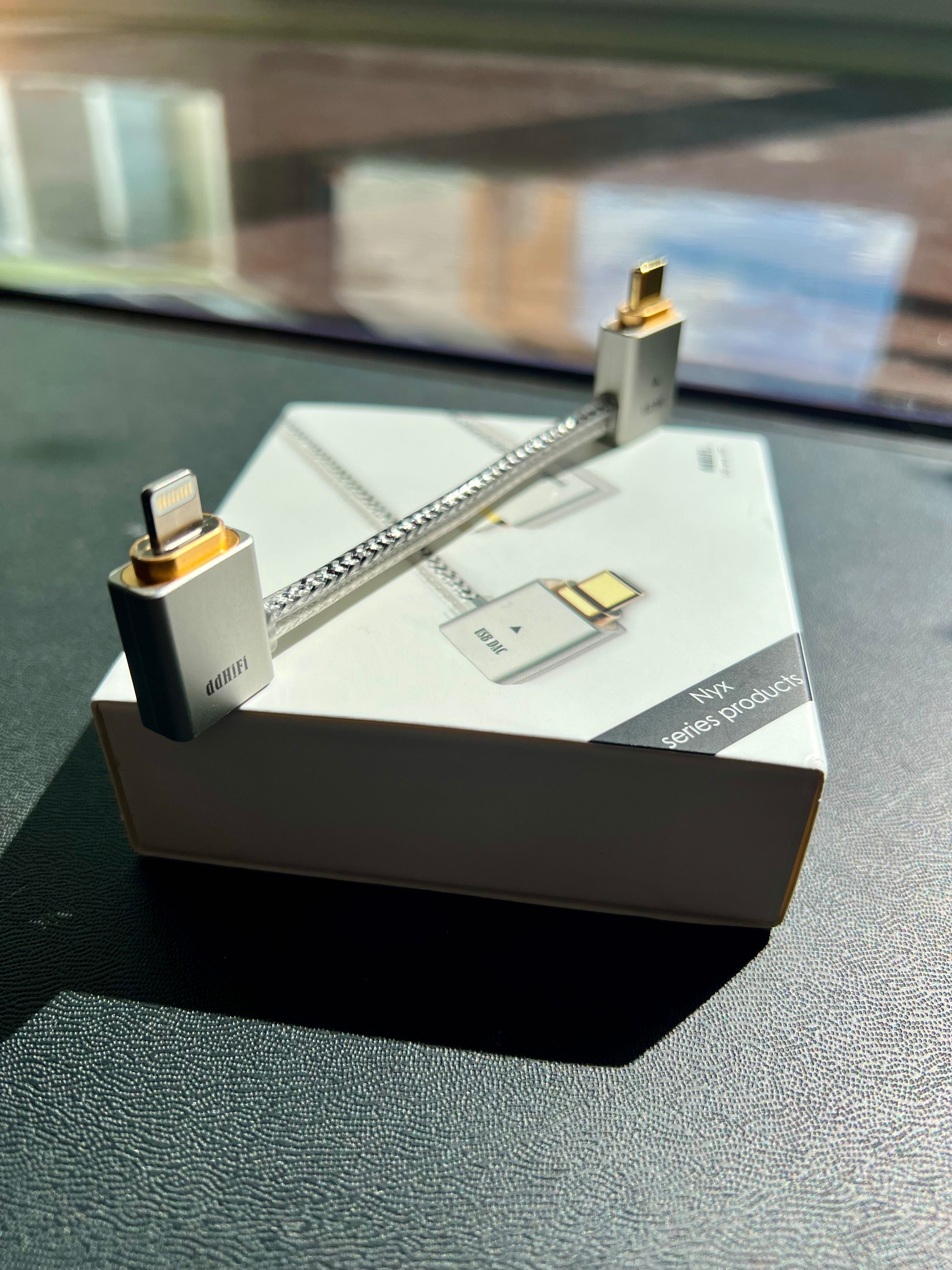 Міжблочний кабель DDHiFi MFi09L USB-C OTG (Gold), Light-ning OTG
