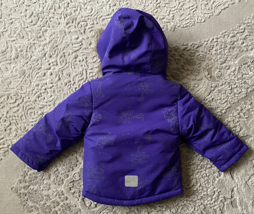 Зимовий дитячий мембранний термо комбінезон на/для дівчинки 74-98