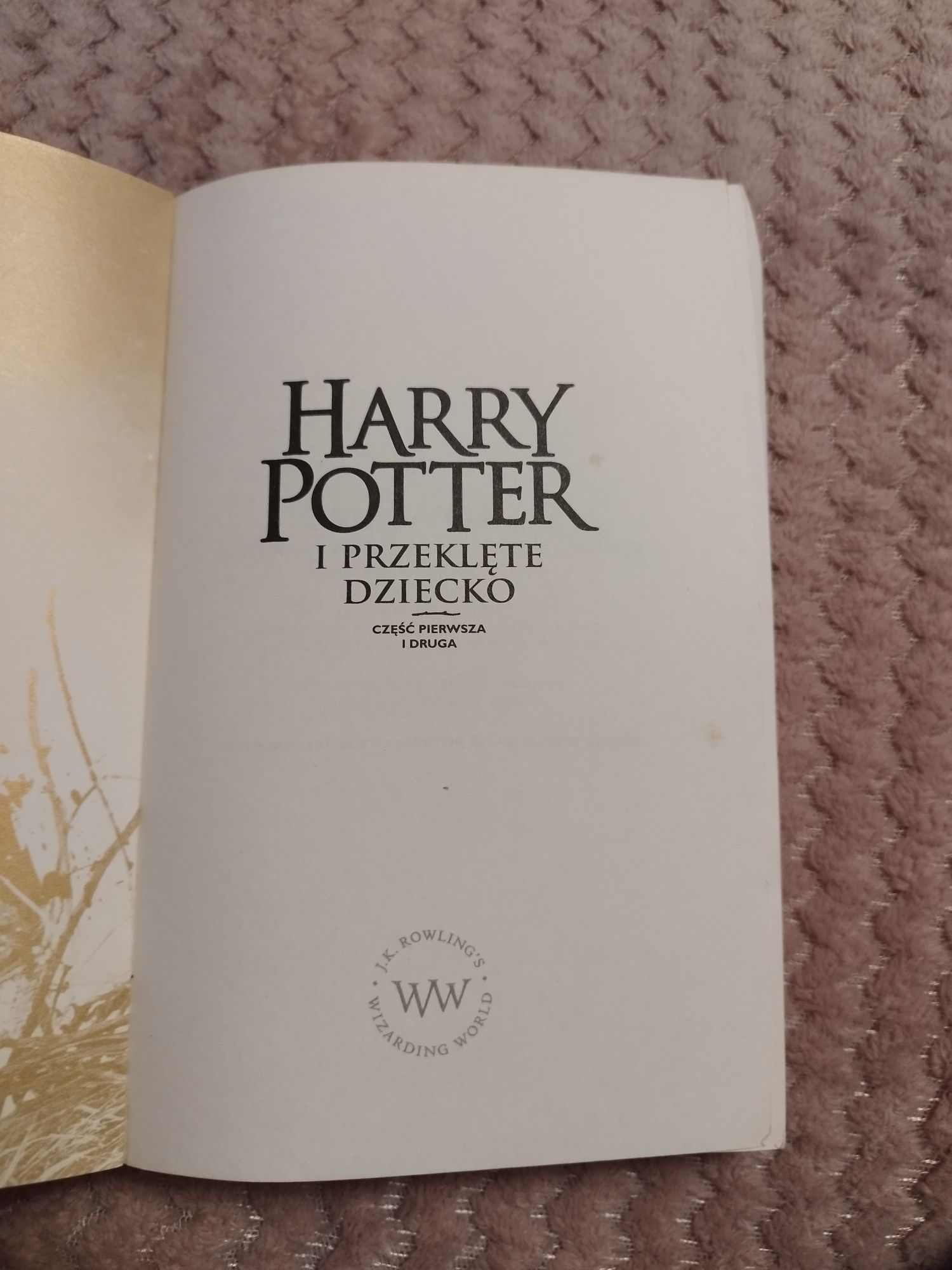 Książka Harry Potter i przeklęte Dziecko