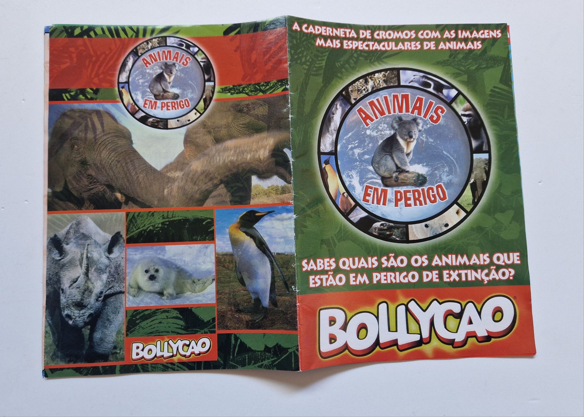 Caderneta Vazia Bollycao - Animais em Perigo