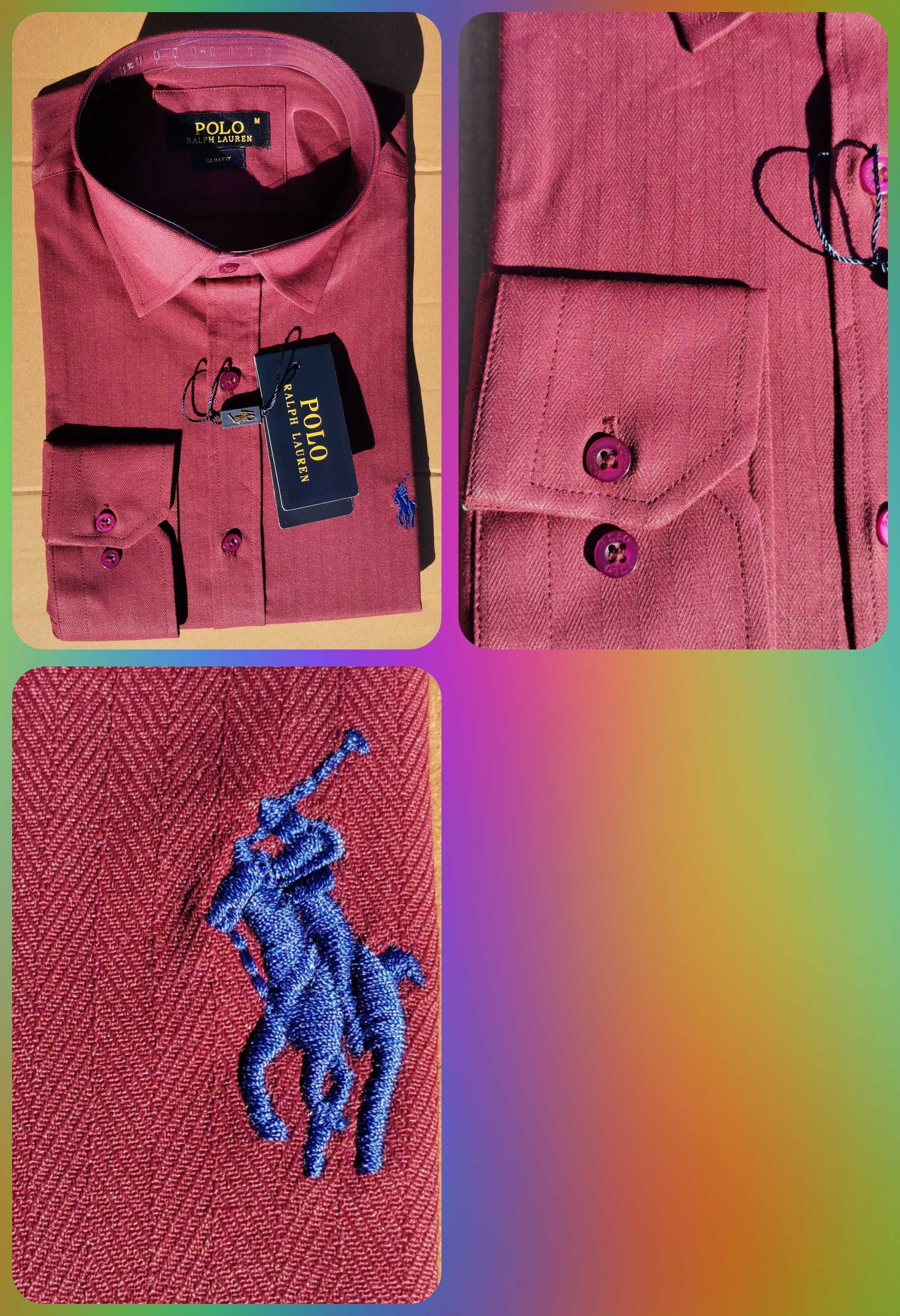 Koszule eleganckie ralph lauren dlugi męskie armani hugo boss OUTLET