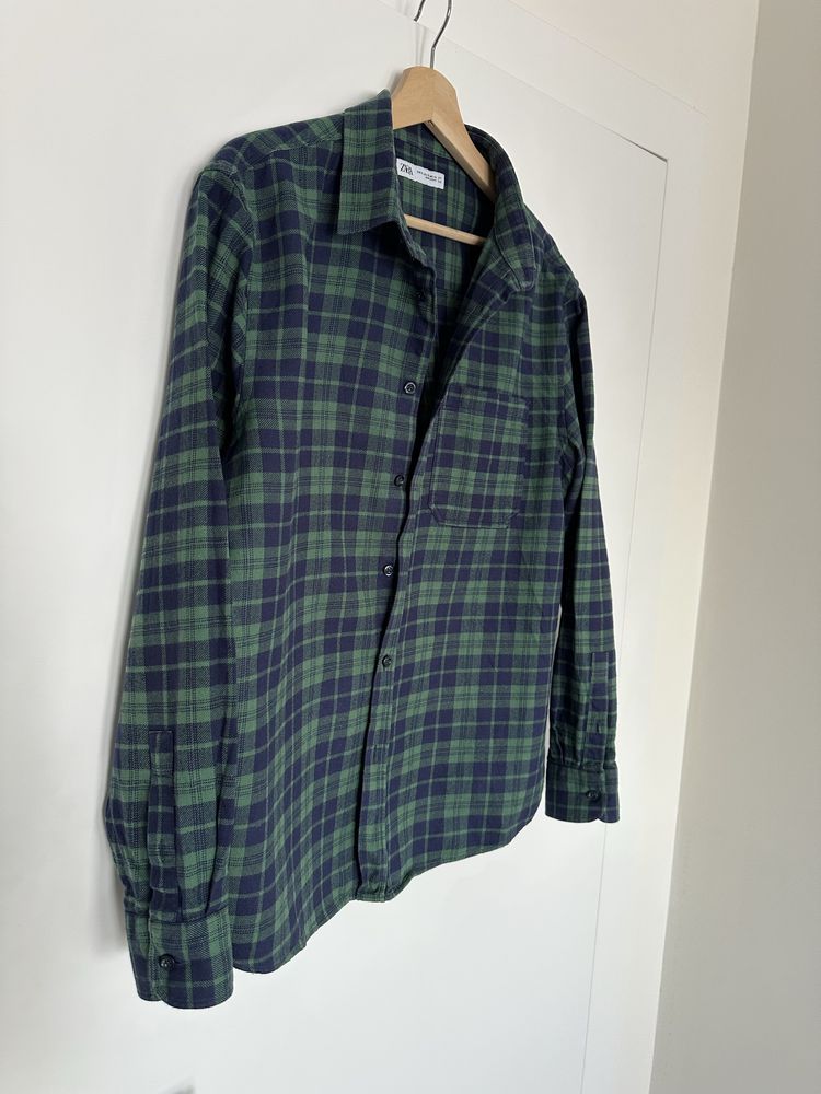 Koszula męska flanelowa Zara XL