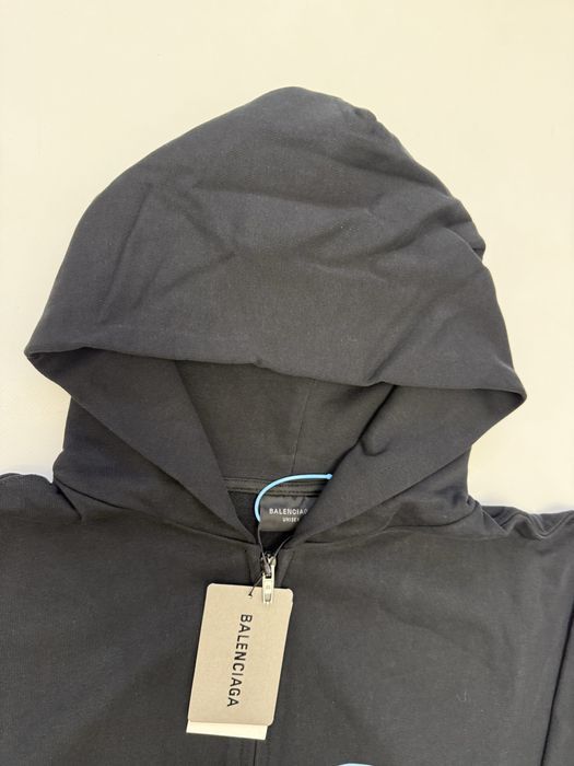 зип худи Balenciaga unity zip up 2024 infinity logo vetements rick owe