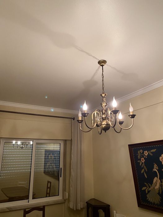 Candeeiro Metal / Bronze