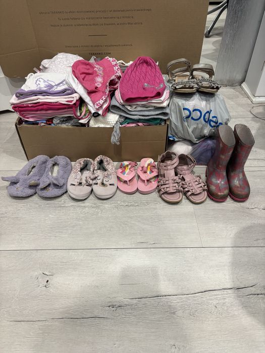 Mega paka ubranek dla dziewczynki 80-96 cm