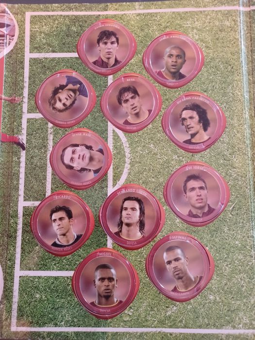 Coleção Portugal Euro 2004  - Tazos