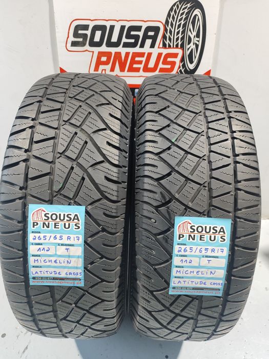 2 pneus semi novos 265-65R17 Michelin - Oferta dos Portes
