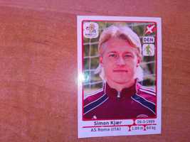 Naklejka Euro 2012 Simon Kjaer Dania Poland Ukraine nr 203 Panini