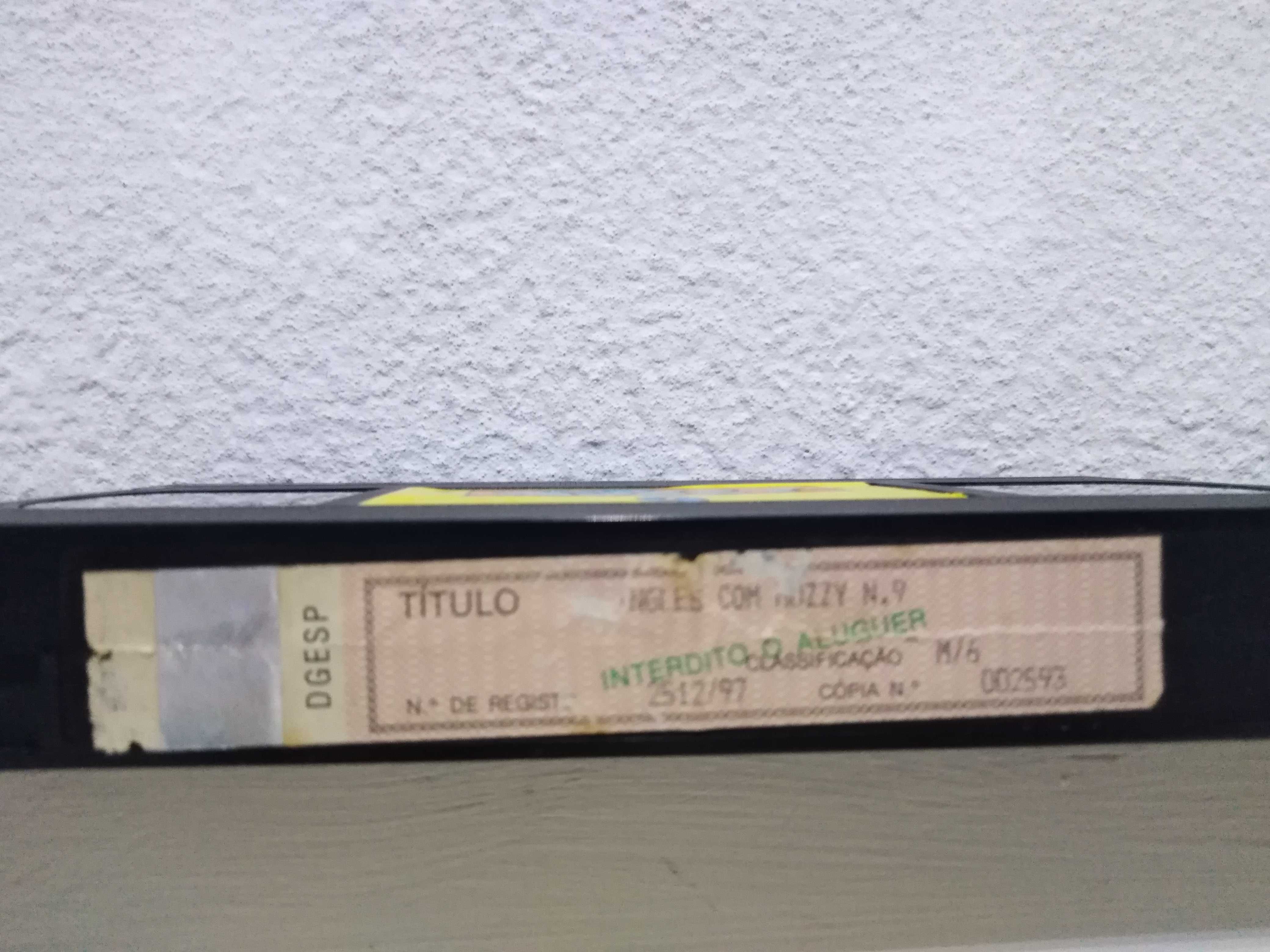 Cassetes VHS Muzzy Vol. 4,5,9,12