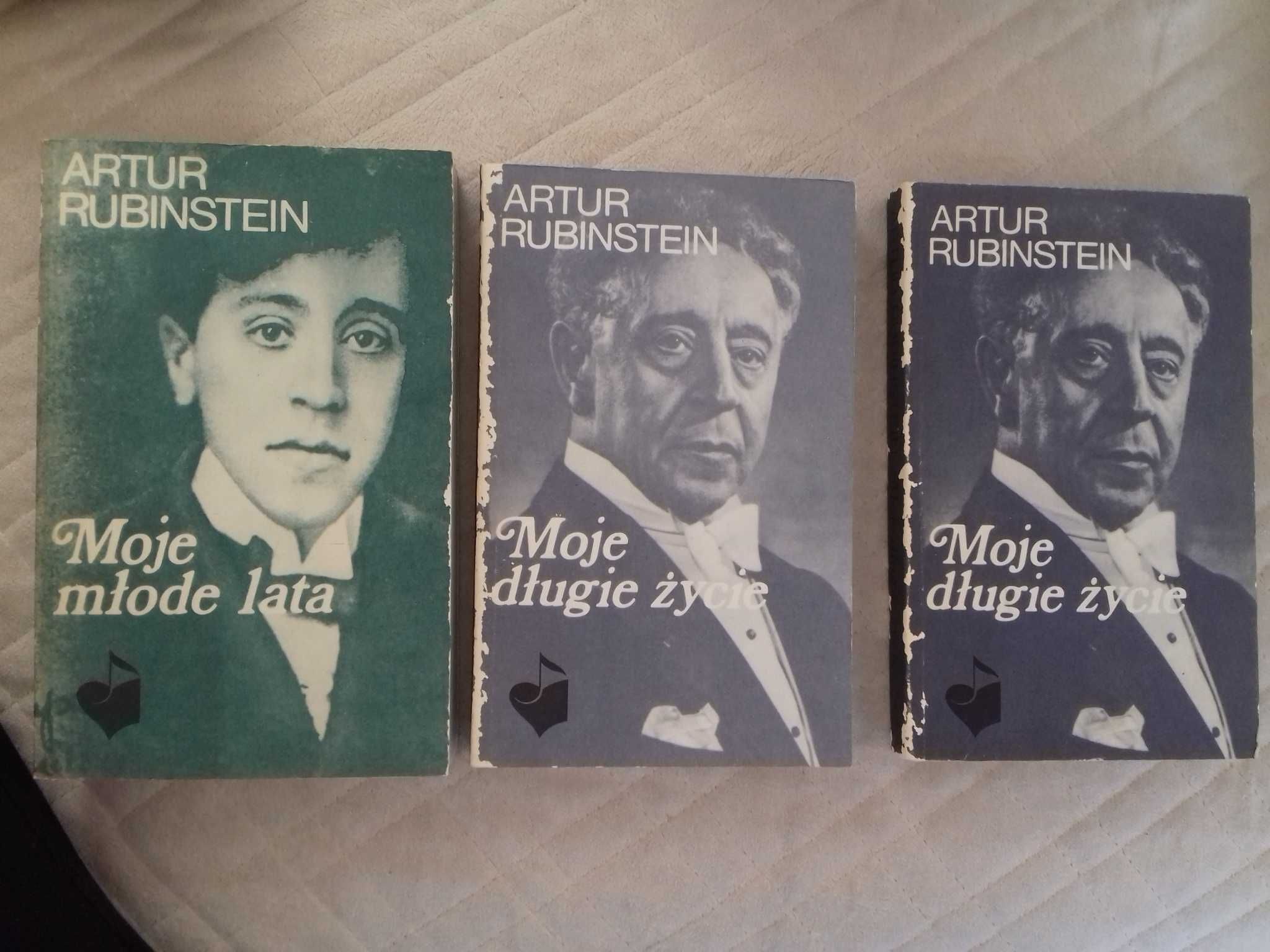 pianista Artur Rubinstein 3x autobiografia