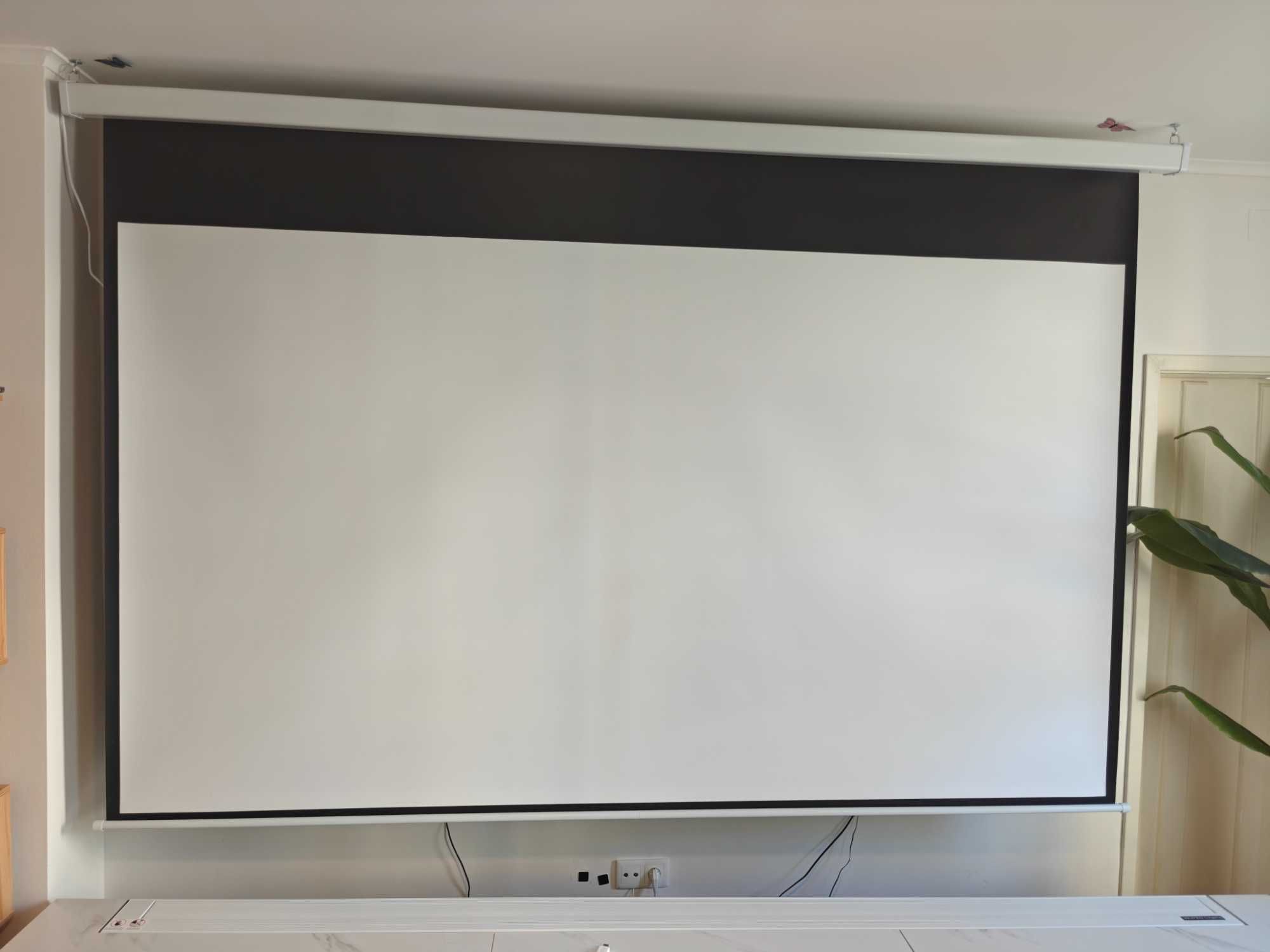 Tela projector eletrica 120 polegadas