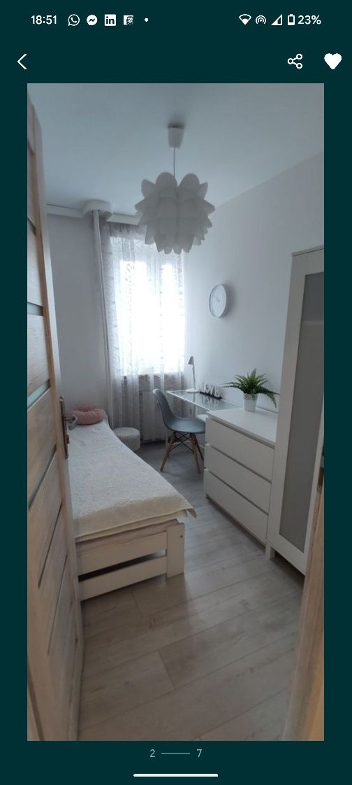 Pokój 1 os.w Centrum,między Uczelniami.Bezpiecznie.Tylko dla dziewczyn