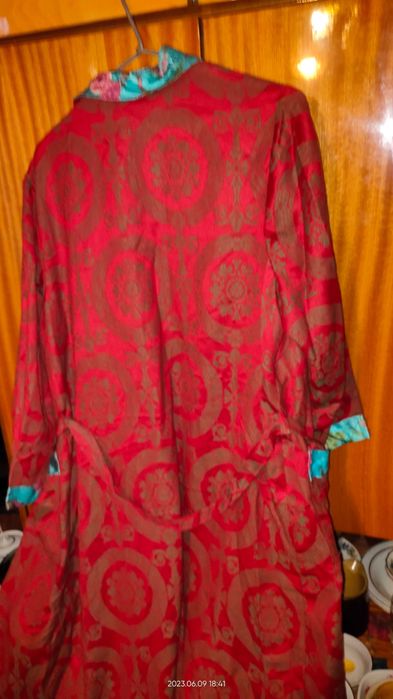 Szlafrok ręcznie szyty stan bdb