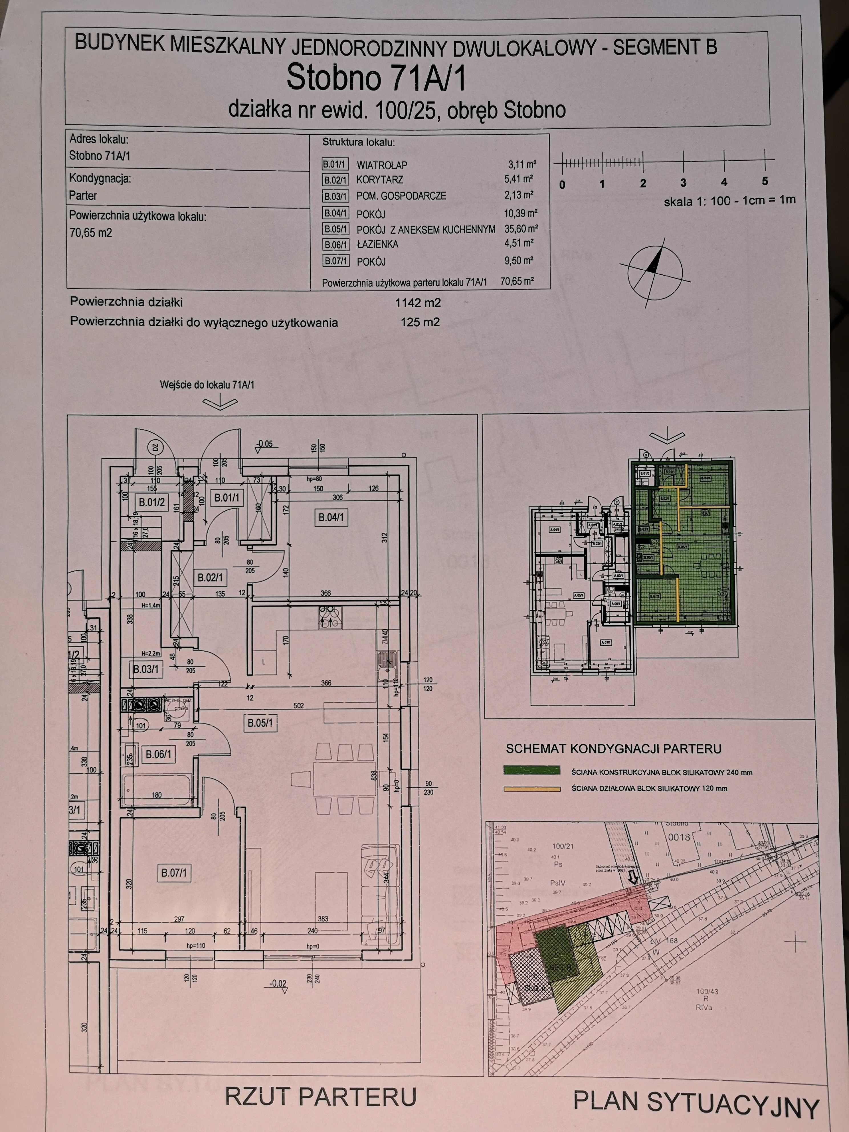 Parter domu 70,65m2 Stobno(okolice Mierzyna) -2% PCC
