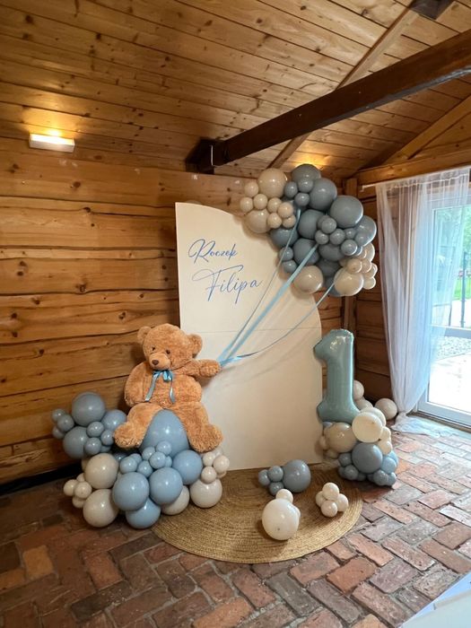 Ścianki balonowe, dekoracje, bubble house