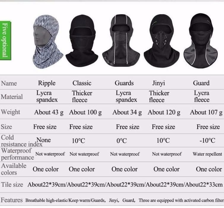 ФИРМЕННАЯ балаклава ROCKBROS LF7124 флис баф лыжная лайкра спандекс