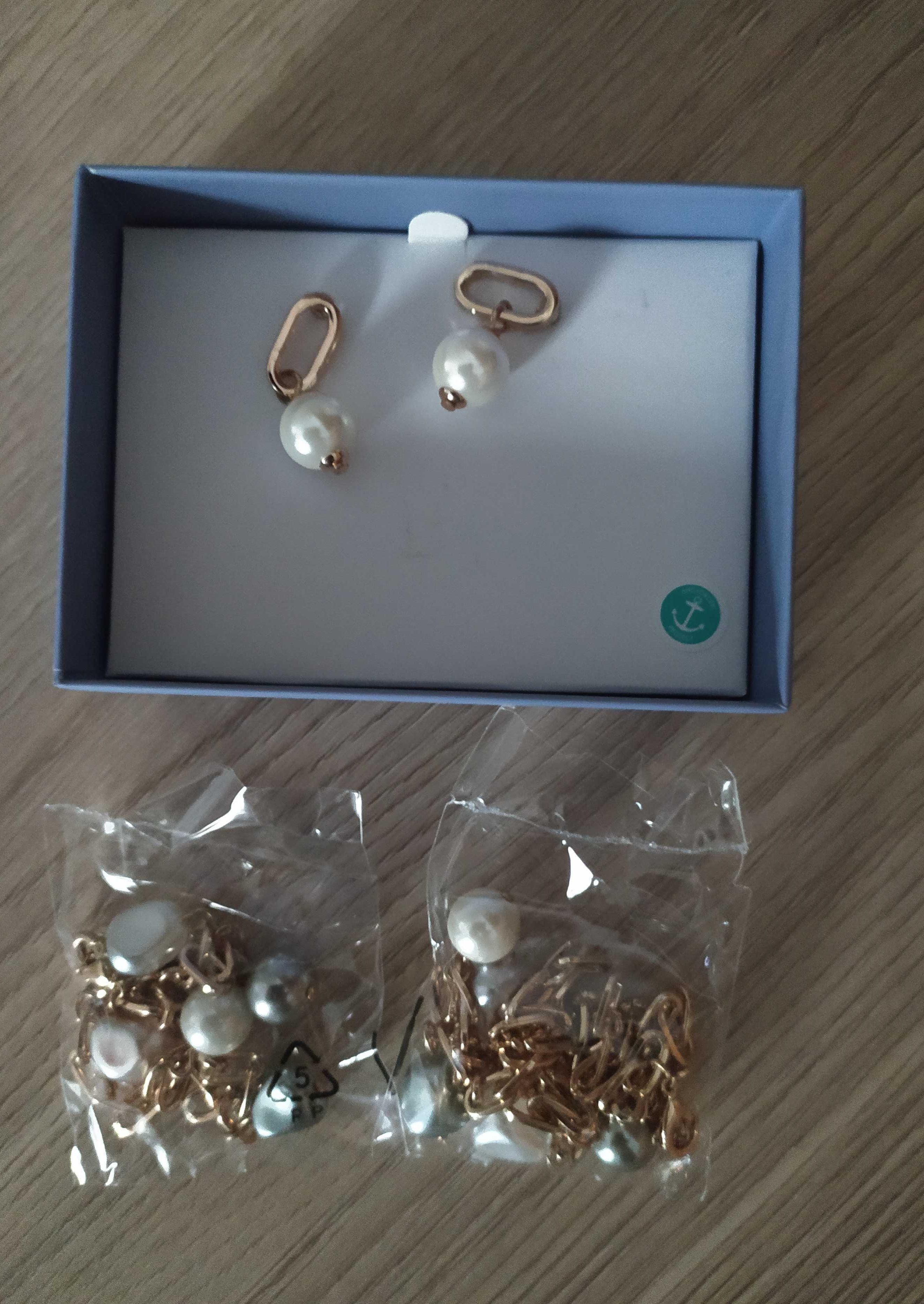 Avon NOWY komplet biżuterii Mila naszyjnik bransoletka kolczyki zestaw