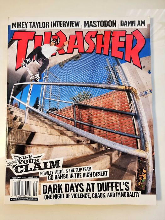 Revista Thrasher Magazine original USA February 2007