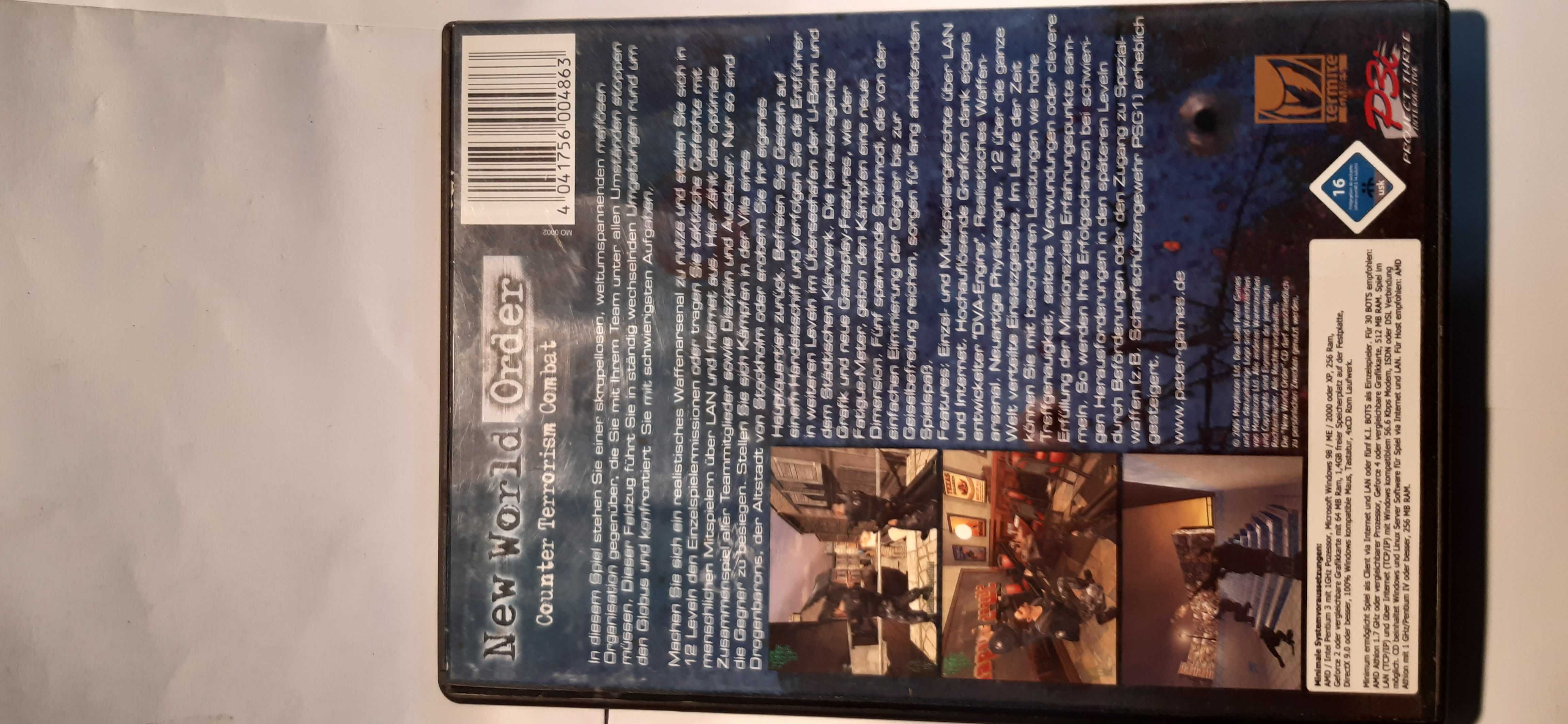 stara gra retro pc New World Order Walcz z Terroryzmem PC