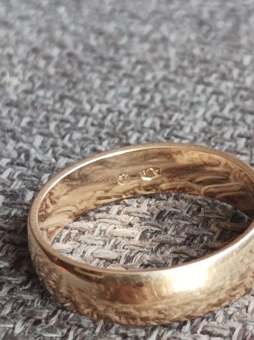 Złota obrączka 14K Warmet