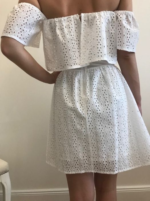 Guess SONDRA - Sukienka letnia - blanc-białas roz s
