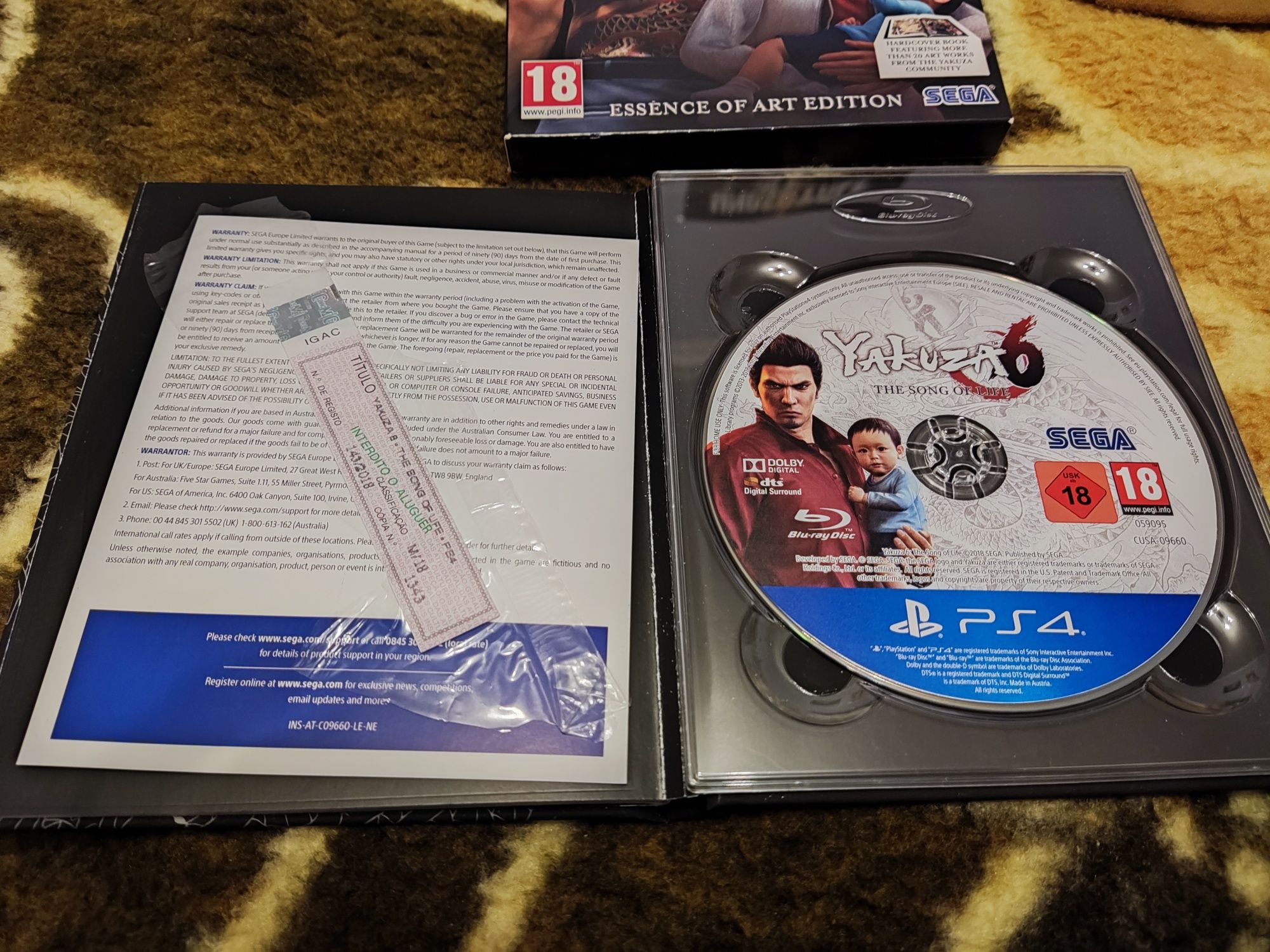 Yakuza 6 Essence of Art Edition PS4