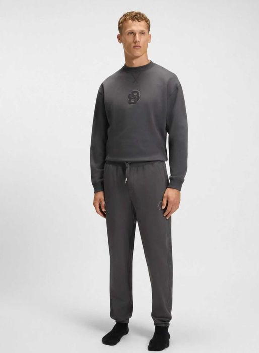 Чоловічий спортивний костюм BOSS | сірий світшот і штани S/M/L/XL/2XL