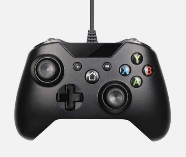 Дротовий ігровий геймпад X-One для приставки Xbox One та PC (Чорний)