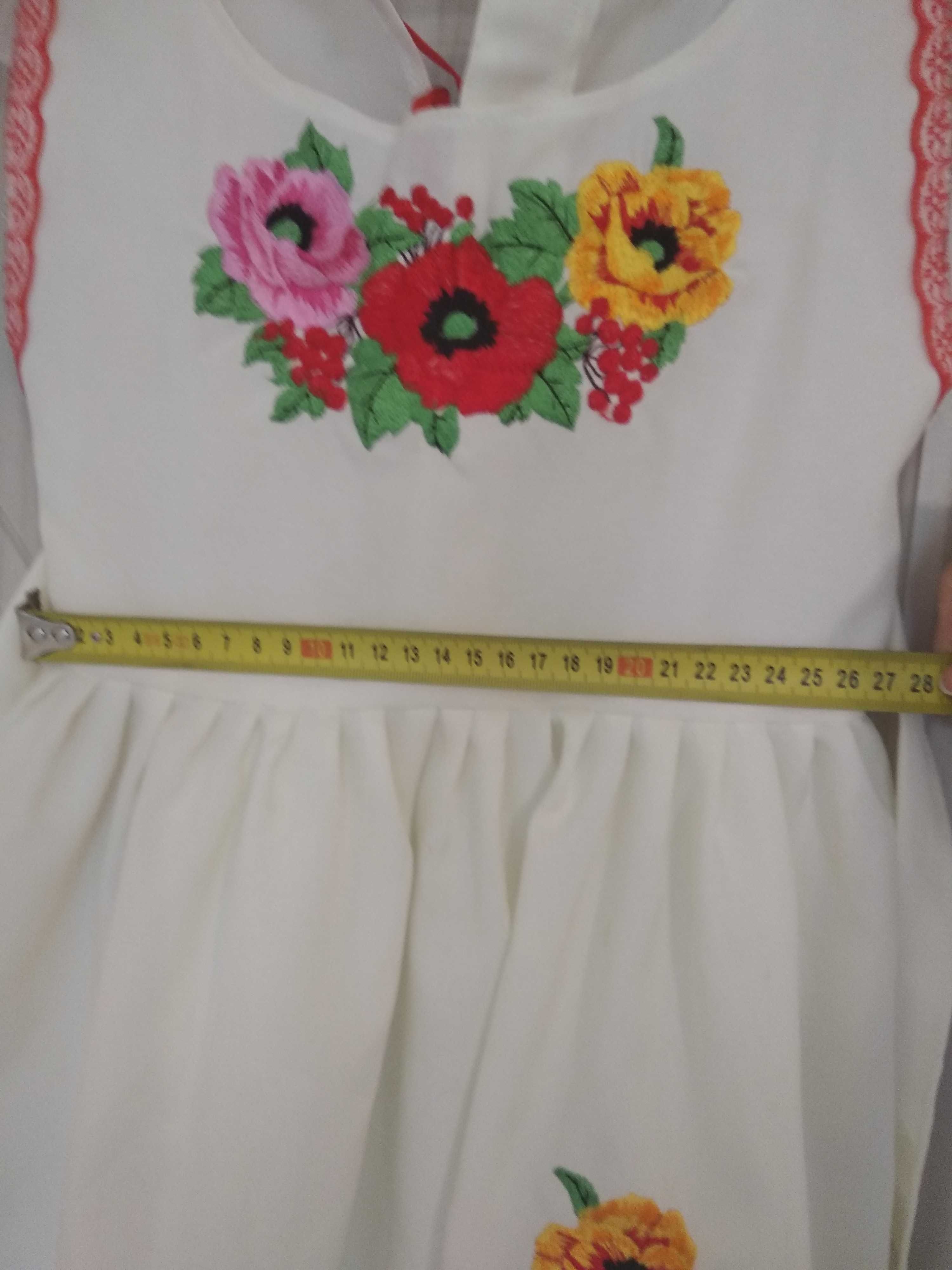 Платье-вышиванка для девочки 3-5 лет