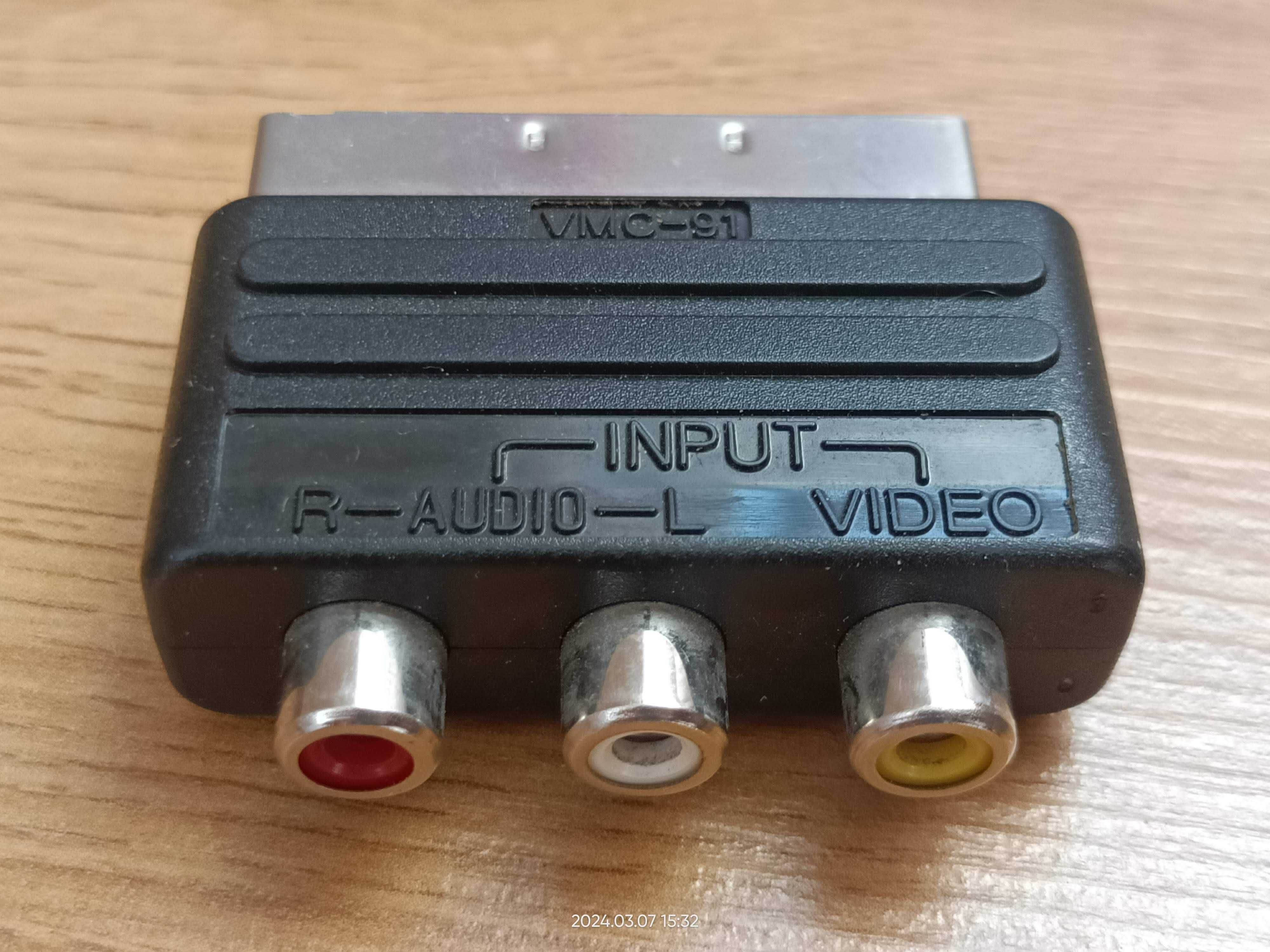 Kabel Euro SCART - 6RCA Thomson + adapter