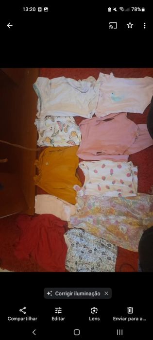 Lote de roupa de criança 12-24 meses