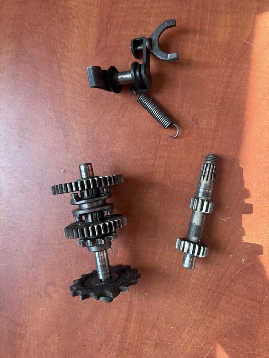 Skrzynia biegów tryby wałki Simson SR2 org DDR komplet wysyłka