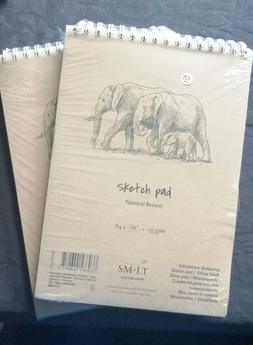Szkicownik SMLT Natural Brown 80 kartek 135g spirala