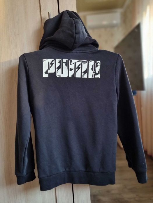 Чорна кофтинка з капюшоном Puma, розмір XS-S/42-44, 140-165 см