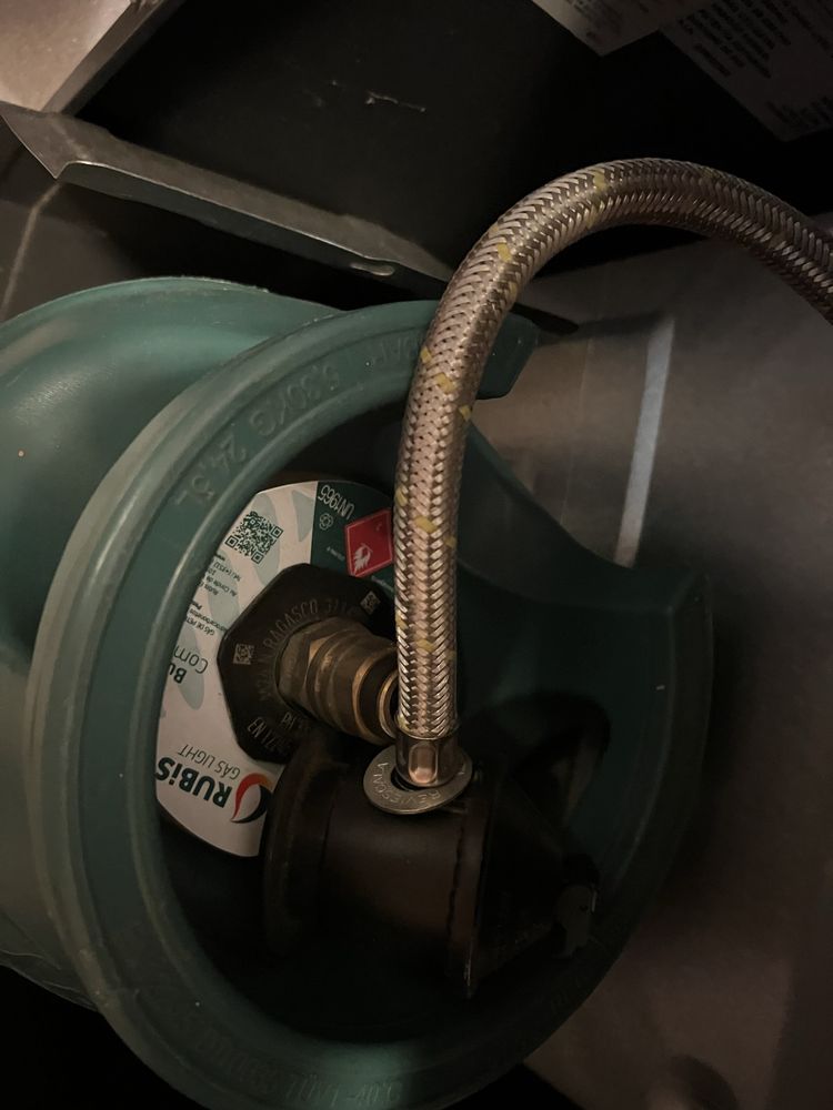 Aquecedor a gas com botija Bp