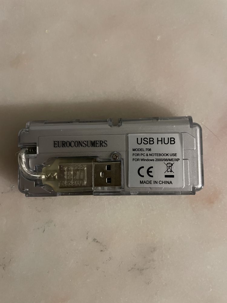 USB 2.0 HUB Mini Slim 4 Port PC