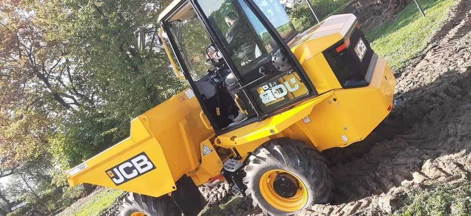 Wynajem wozidła roboty ziemne transport usługi wozidło JCB 6T Kraków