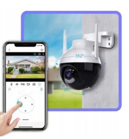 Kamera obrotowa Wifi 4MP 2k HD 5xZoom