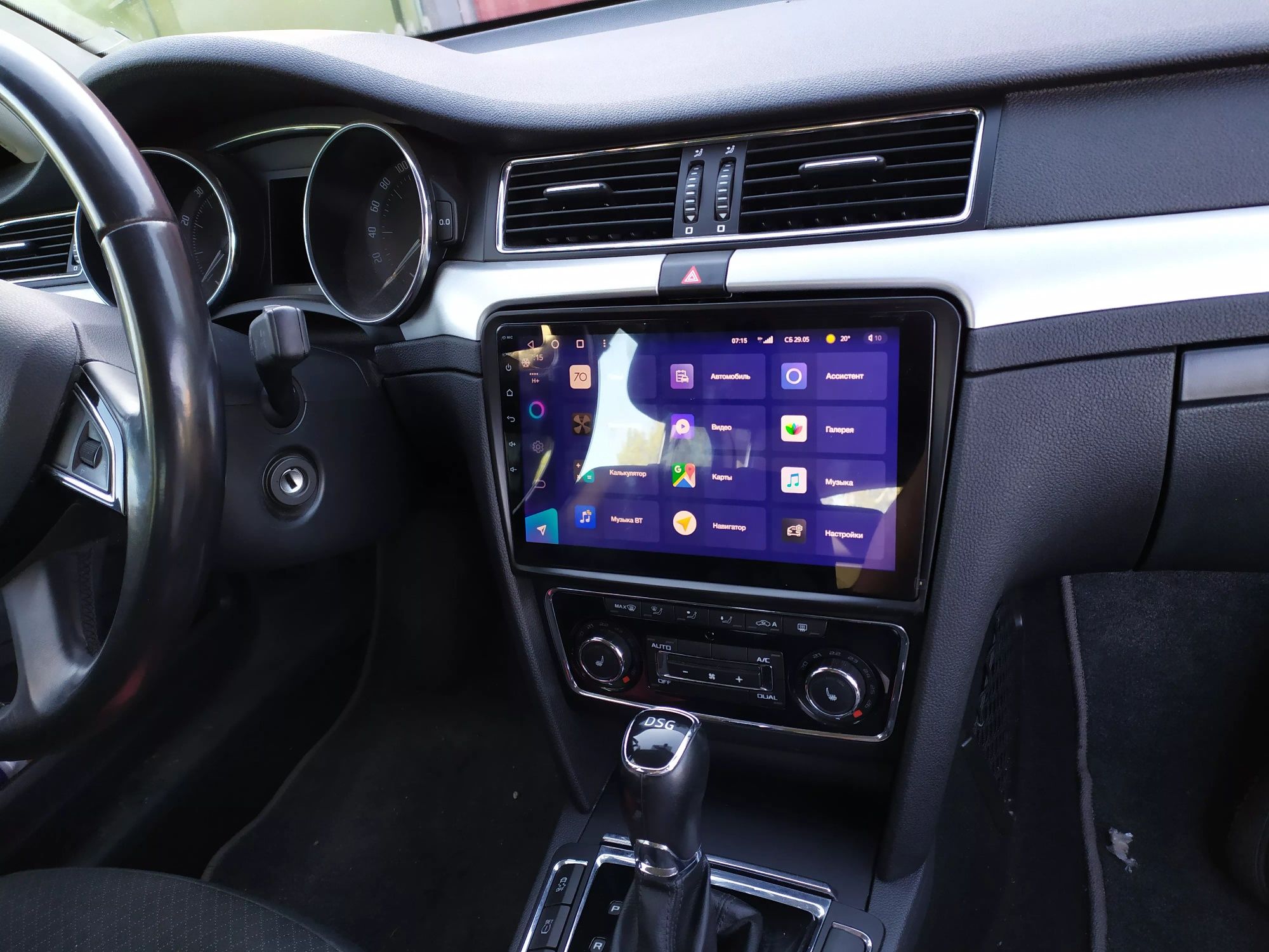 Магнітола Skoda Superb 2 Android GPS Магнитофон Шкода Суперб