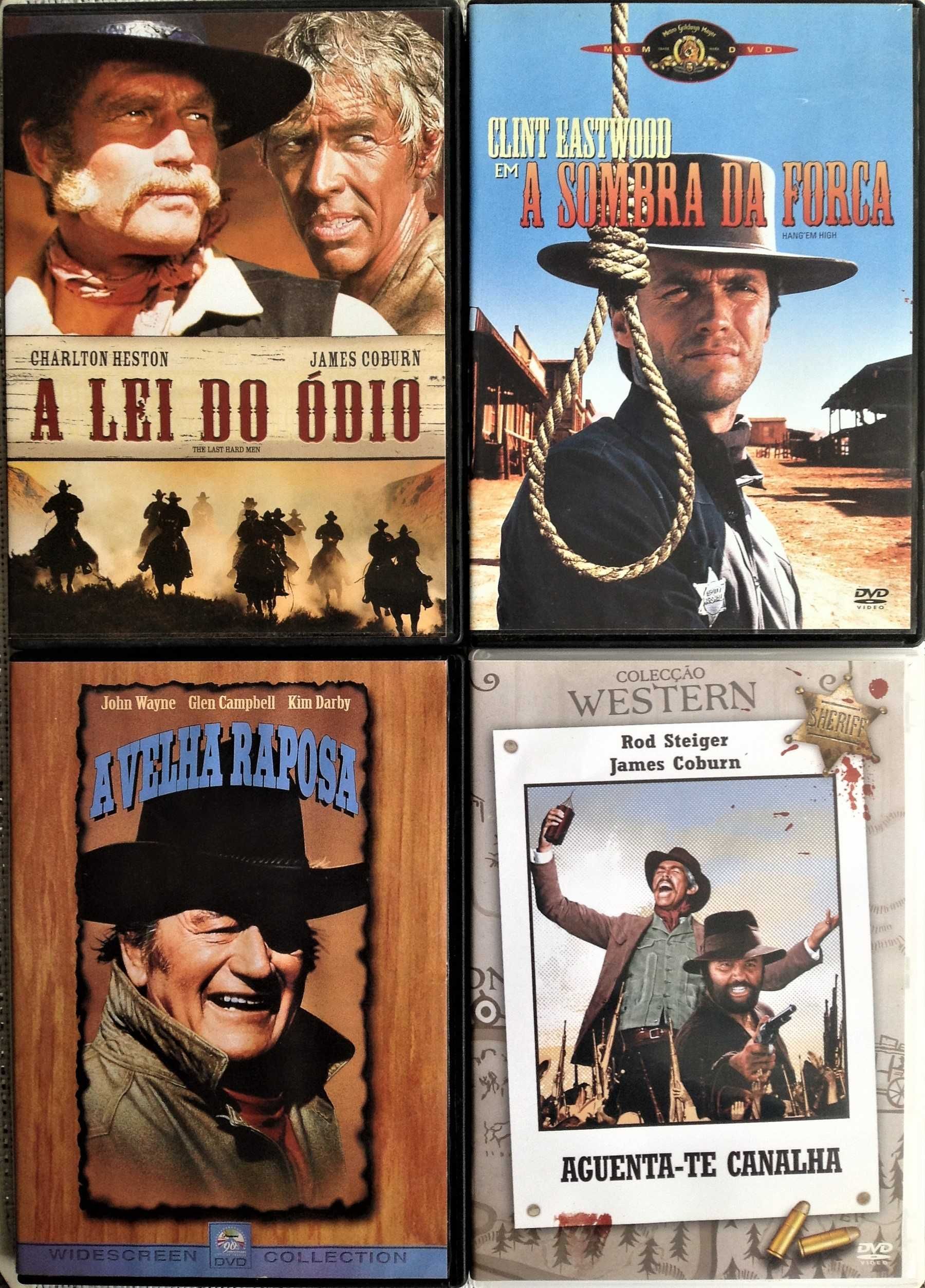 Cinema Western - 17 DVDs - Raros - MUITO BOM ESTADO