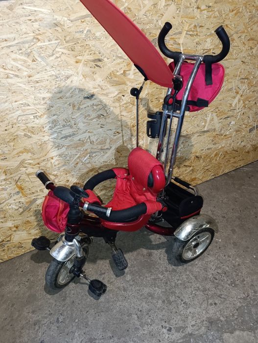 Детский велосипед с родительской ручкой