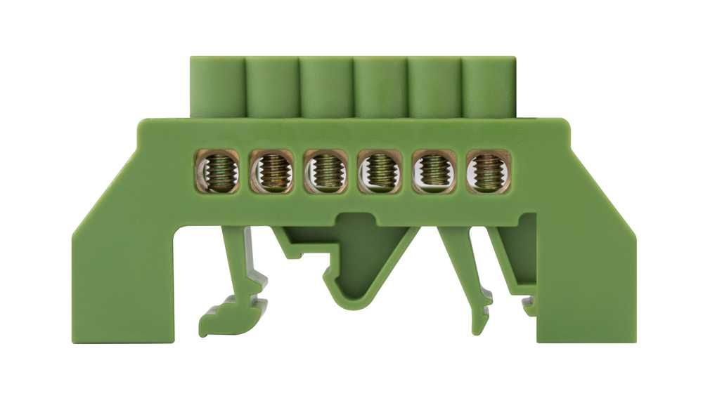 Szyna łączeniowa 6 wejść green
