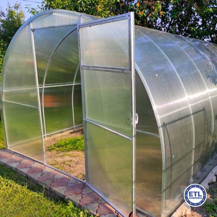 Szklarnia Tunel ogrodowy 3x4 3x6 3x8 profil 20x20mm poliwęglan 4 / 6mm