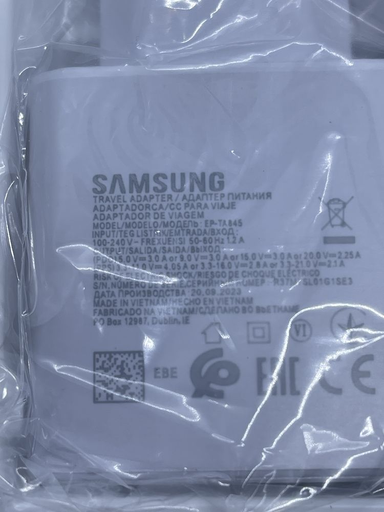 Зарядка Samsung 45W+Кабель 5А Type-C